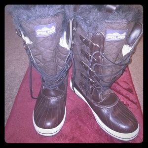 Polar Nylon Wm's Tall Winter Snow Boots
